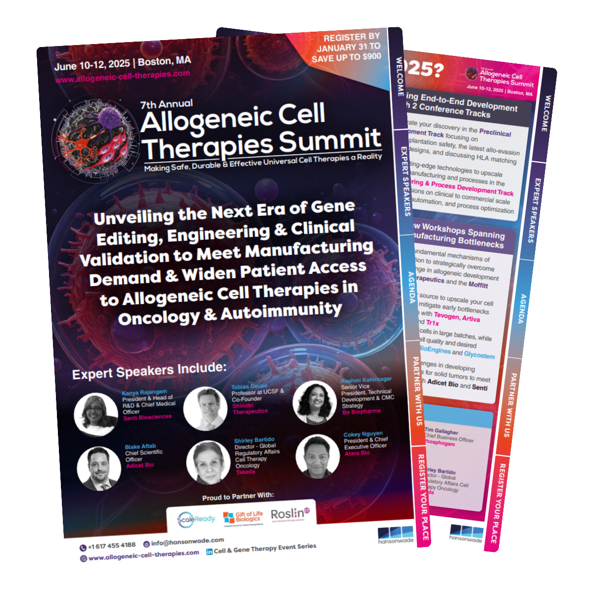 Allogeneic Cell Therapies - Agenda Image